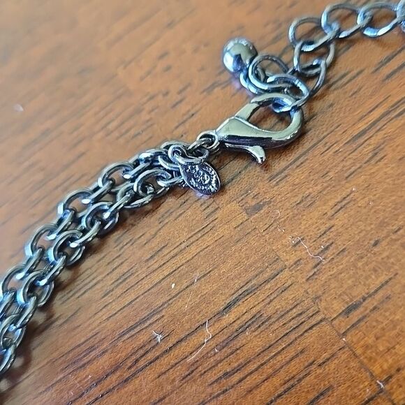 Premier Designs Black and Silver Tone Necklace Jewelry Womwns Adjustable - Picture 8 of 15